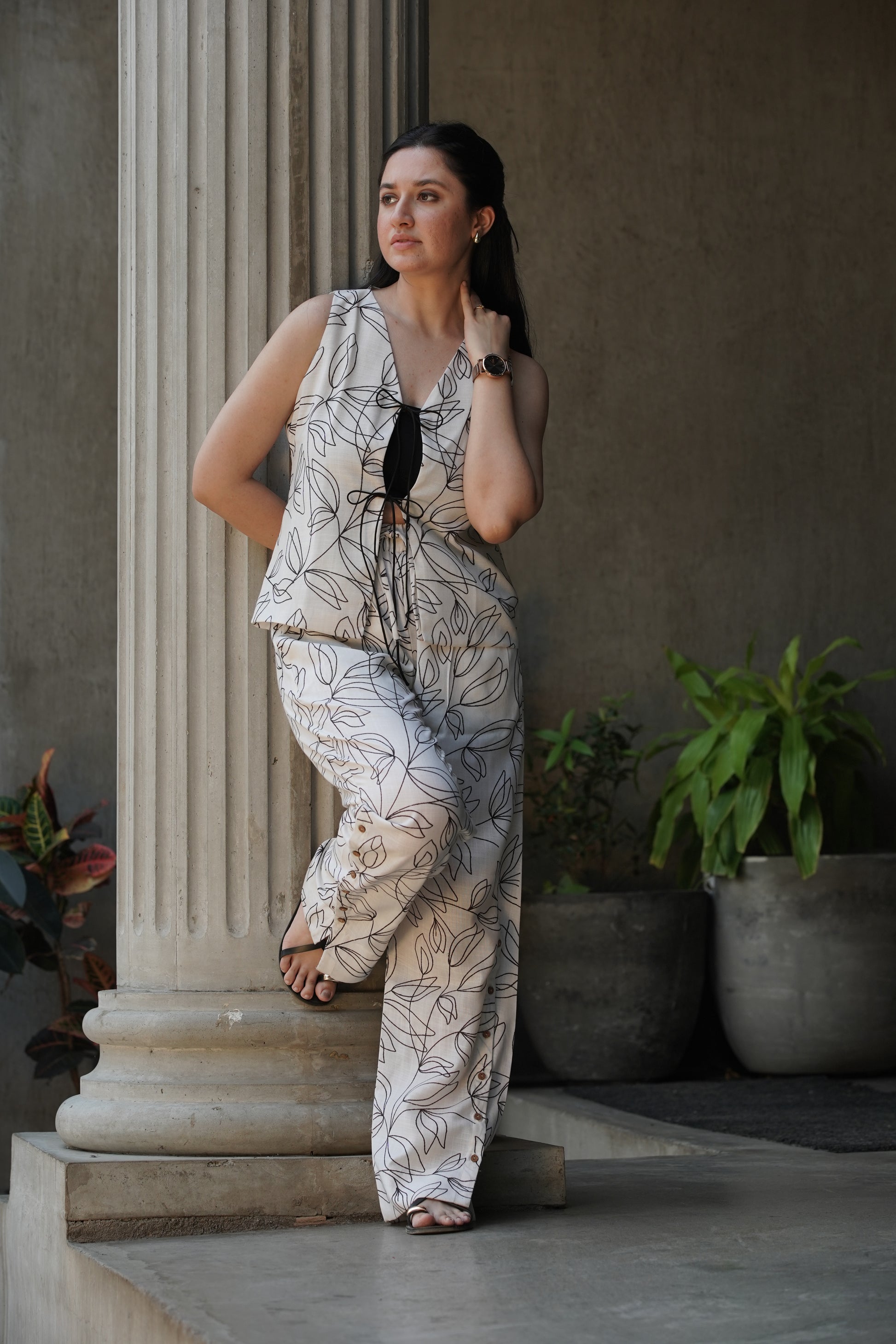 FLORA FRONT TIE SET