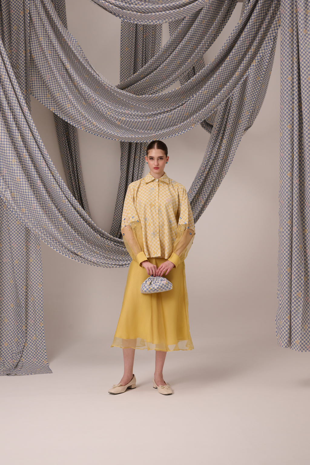 Bloom Cuff Shirt Yellow