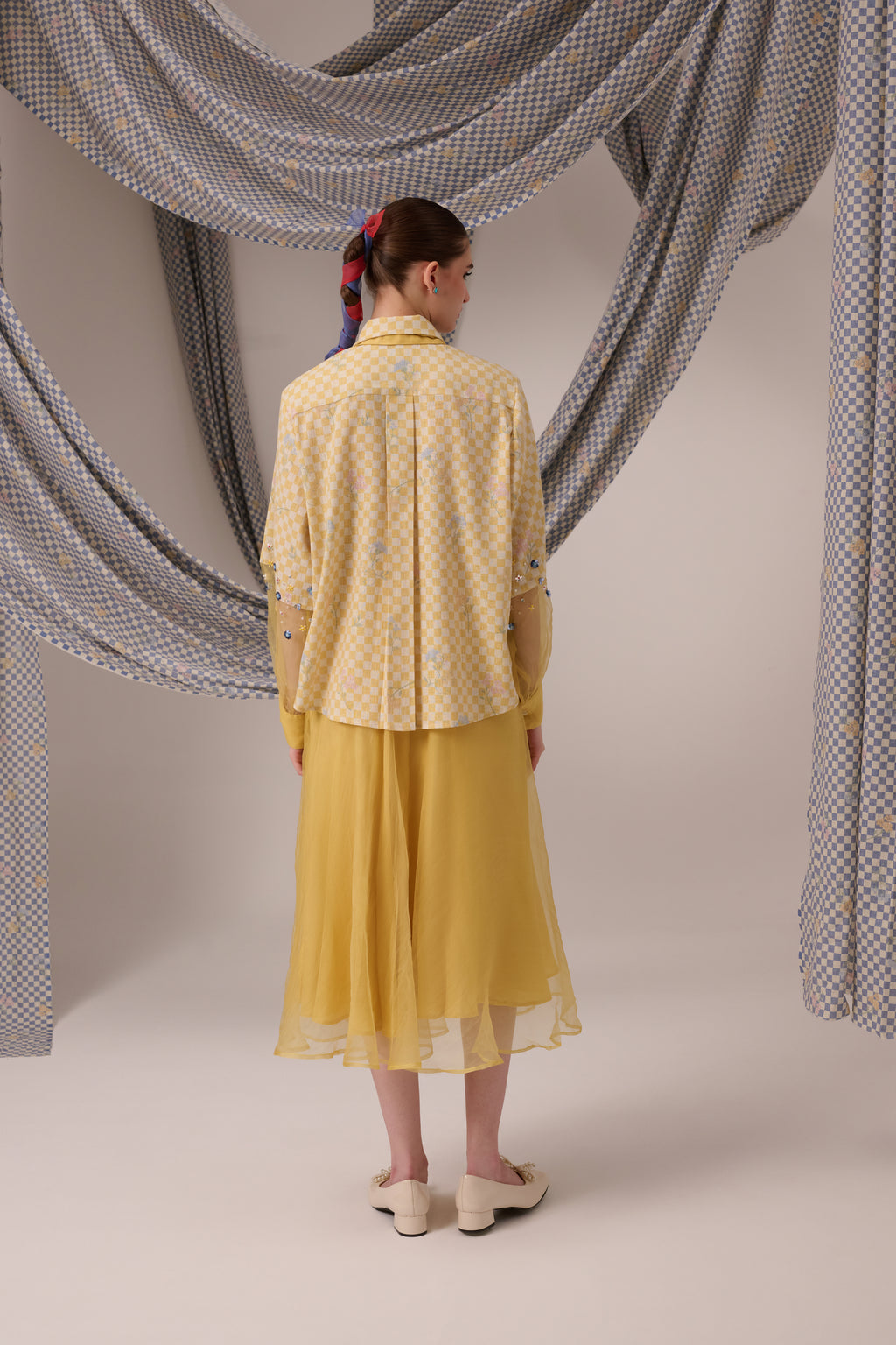 Bloom Cuff Shirt Yellow