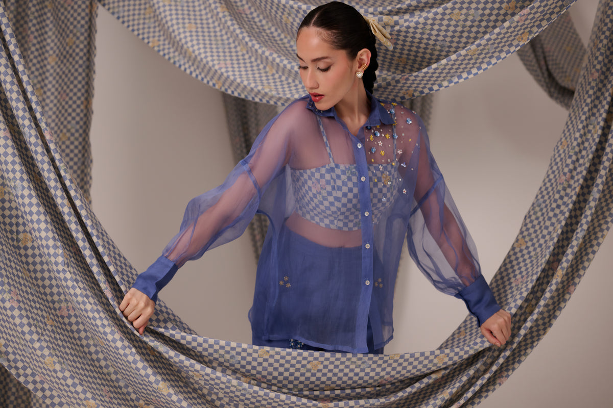 Poppy Shirt Blue