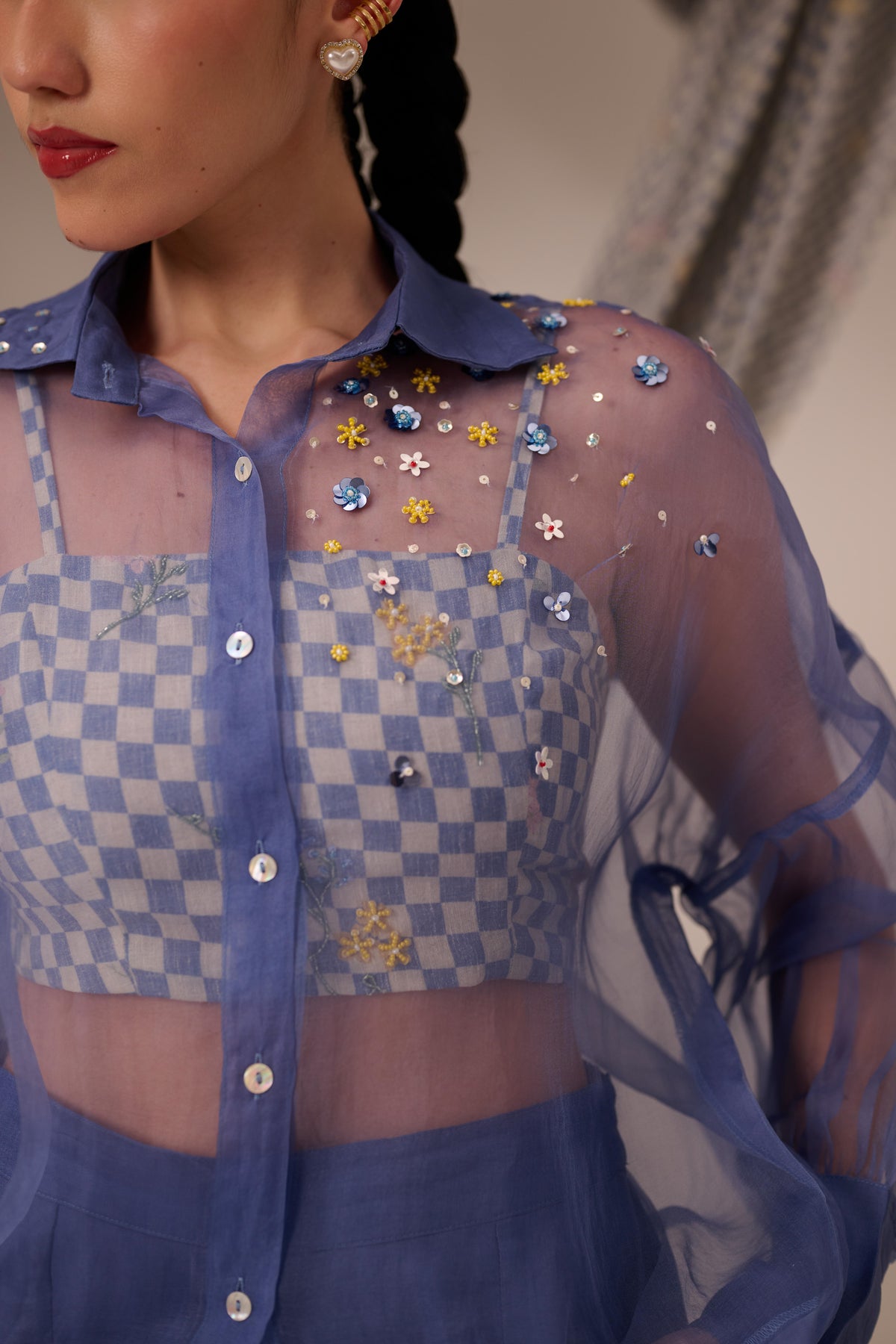Poppy Shirt Blue