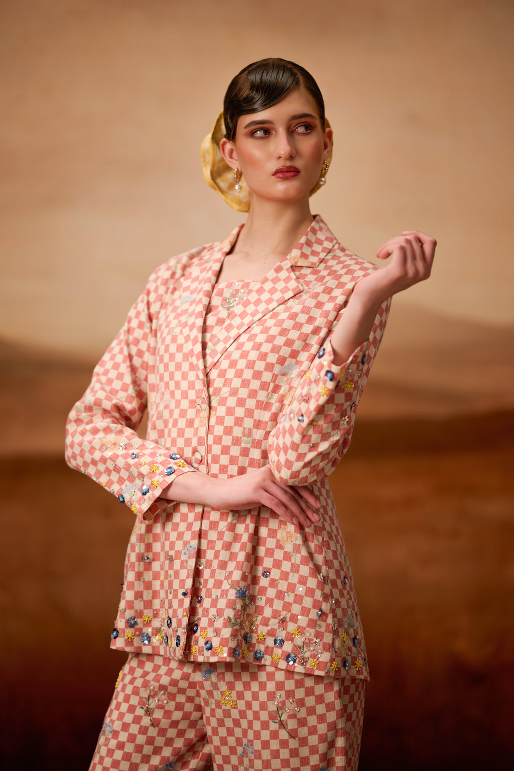 Bloom Blazer Red