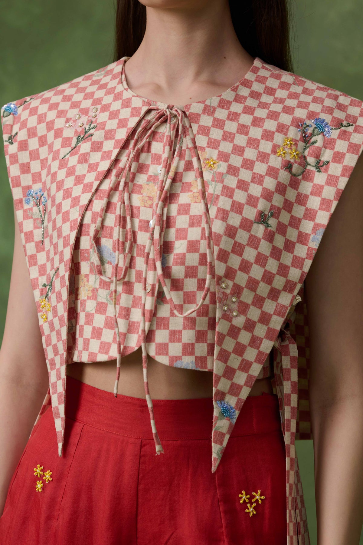 Bloom Bib Red